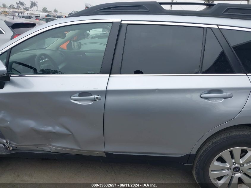 2019 Subaru Outback 2.5I Premium VIN: 4S4BSAFC5K3316369 Lot: 39632657