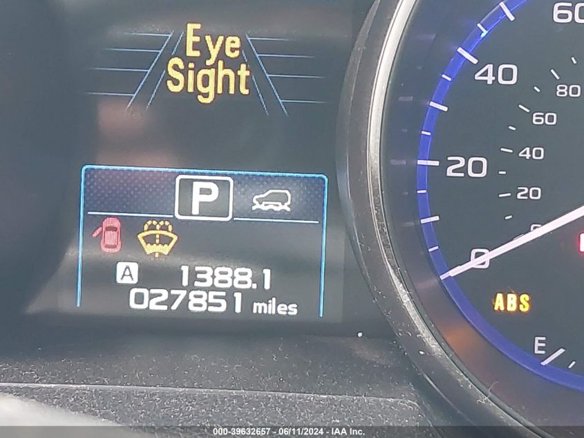 2019 Subaru Outback 2.5I Premium VIN: 4S4BSAFC5K3316369 Lot: 39632657