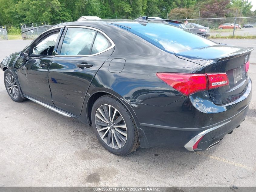 19UUB3F78JA003467 2018 Acura Tlx Advance Pkg