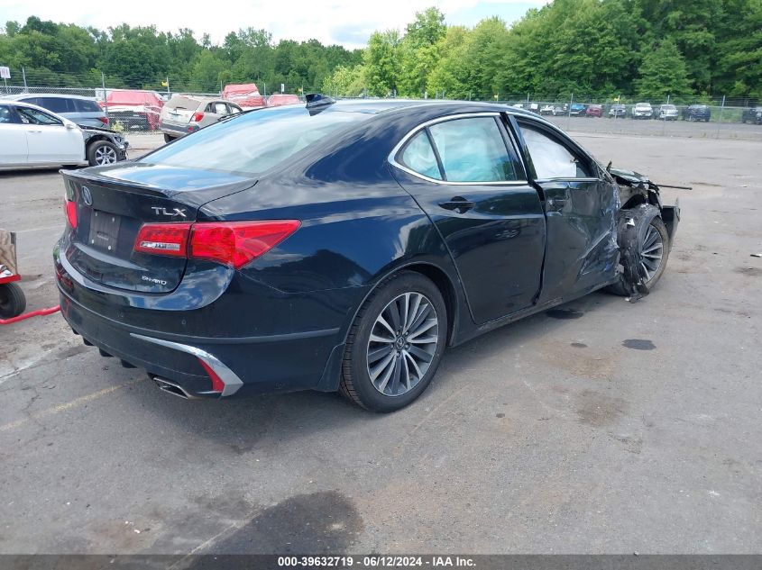 19UUB3F78JA003467 2018 Acura Tlx Advance Pkg