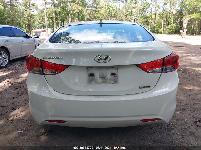 2012 Hyundai Elantra Limited VIN: 5NPDH4AE1CH147205 Lot: 39632722