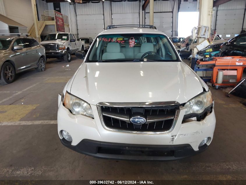 2008 Subaru Outback 2.5I/2.5I L.l. Bean Edition VIN: 4S4BP61C587336936 Lot: 39632742