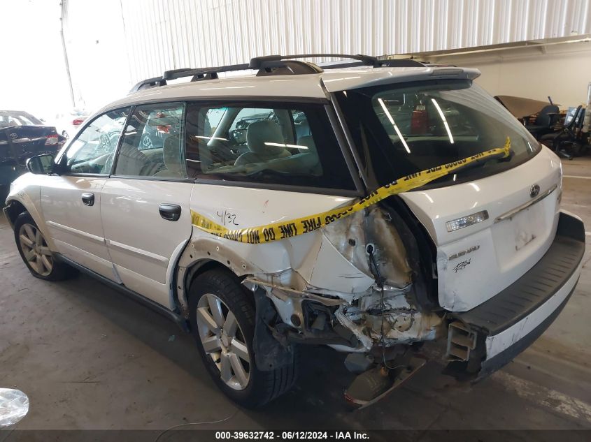 2008 Subaru Outback 2.5I/2.5I L.l. Bean Edition VIN: 4S4BP61C587336936 Lot: 39632742