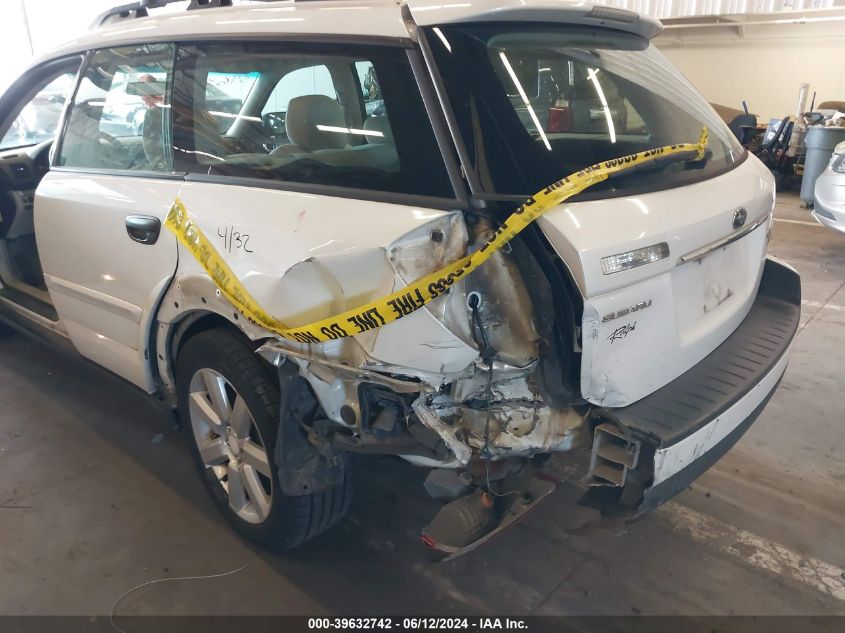 2008 Subaru Outback 2.5I/2.5I L.l. Bean Edition VIN: 4S4BP61C587336936 Lot: 39632742