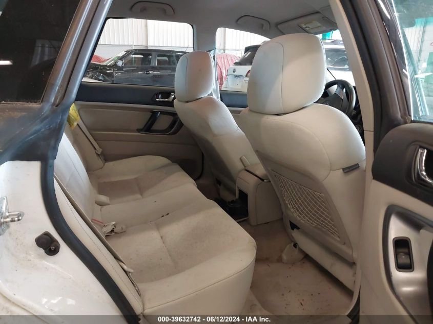 2008 Subaru Outback 2.5I/2.5I L.l. Bean Edition VIN: 4S4BP61C587336936 Lot: 39632742