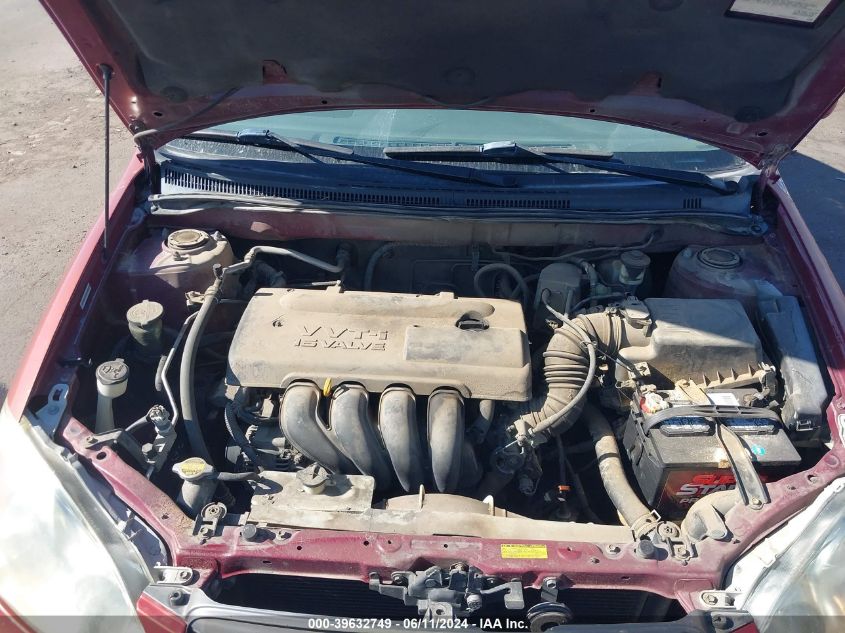 2004 Toyota Corolla Le VIN: 1NXBR38E54Z273140 Lot: 39632749