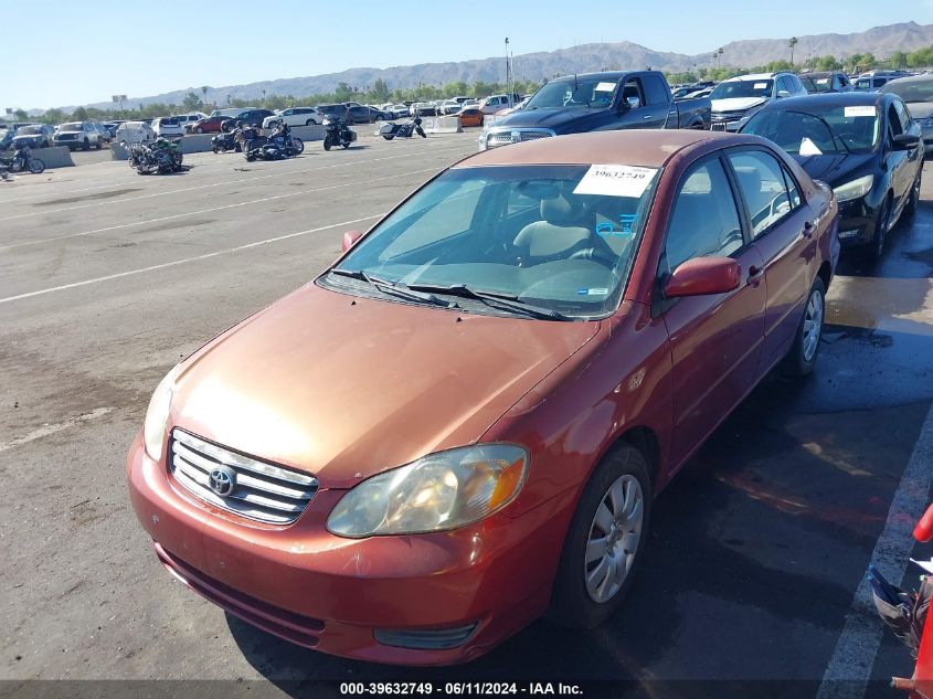 2004 Toyota Corolla Le VIN: 1NXBR38E54Z273140 Lot: 39632749