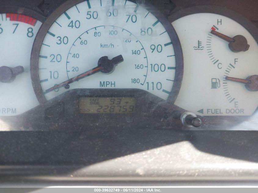 2004 Toyota Corolla Le VIN: 1NXBR38E54Z273140 Lot: 39632749