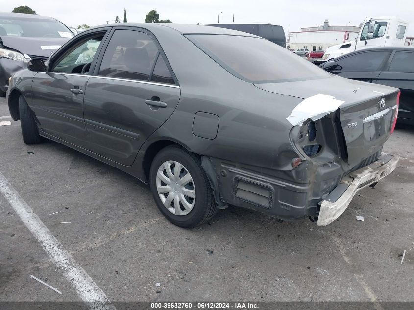 2003 Toyota Camry Le VIN: JTDBE32K930183560 Lot: 39632760