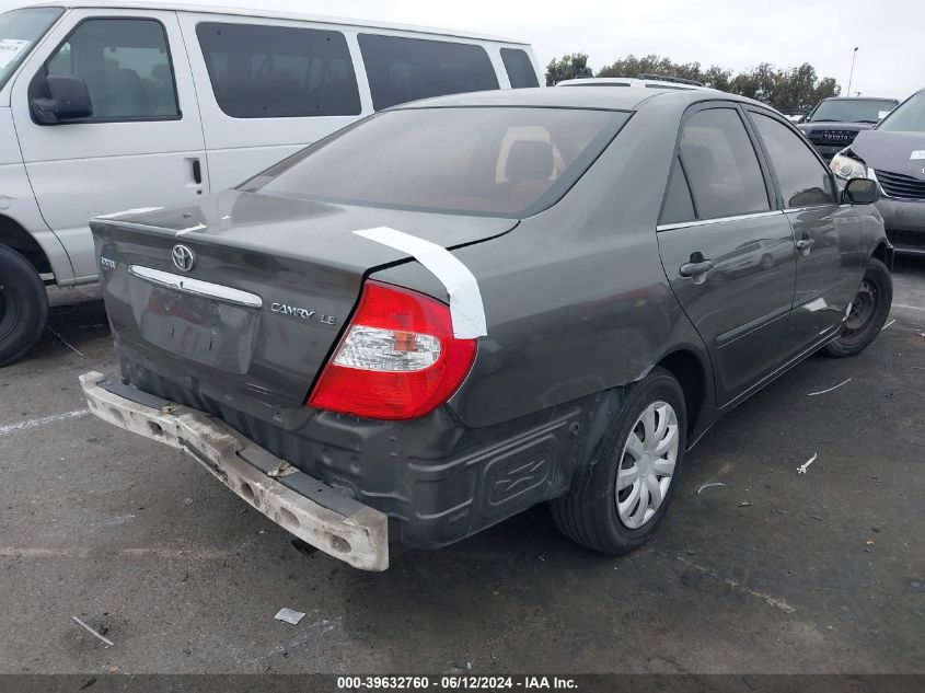 2003 Toyota Camry Le VIN: JTDBE32K930183560 Lot: 39632760