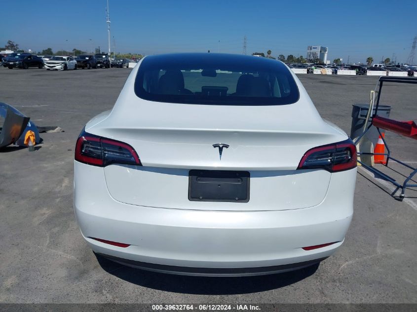 2023 Tesla Model 3 Rear-Wheel Drive VIN: 5YJ3E1EA1PF407228 Lot: 39632764