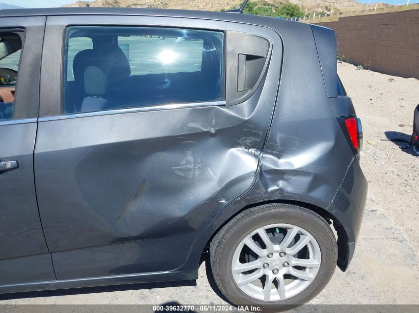 2013 Chevrolet Sonic Lt Auto VIN: 1G1JC6SG4D4109738 Lot: 39632770