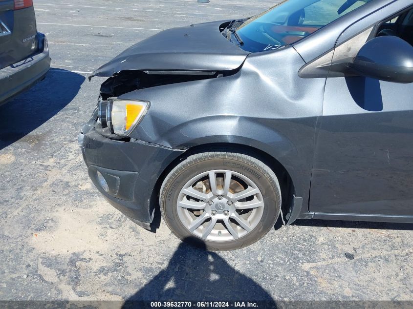 2013 Chevrolet Sonic Lt Auto VIN: 1G1JC6SG4D4109738 Lot: 39632770