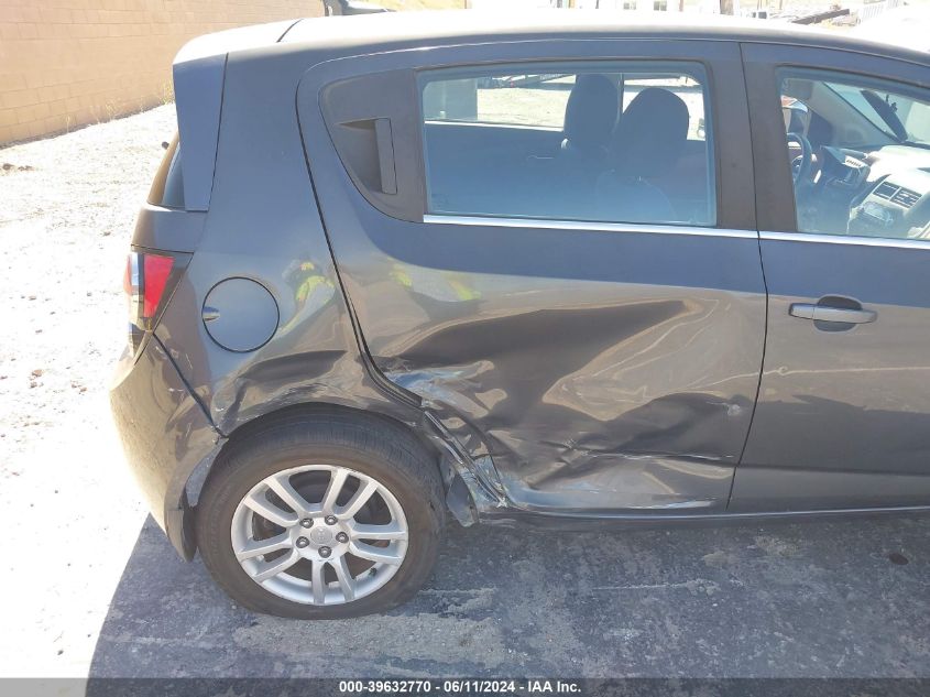 2013 Chevrolet Sonic Lt Auto VIN: 1G1JC6SG4D4109738 Lot: 39632770