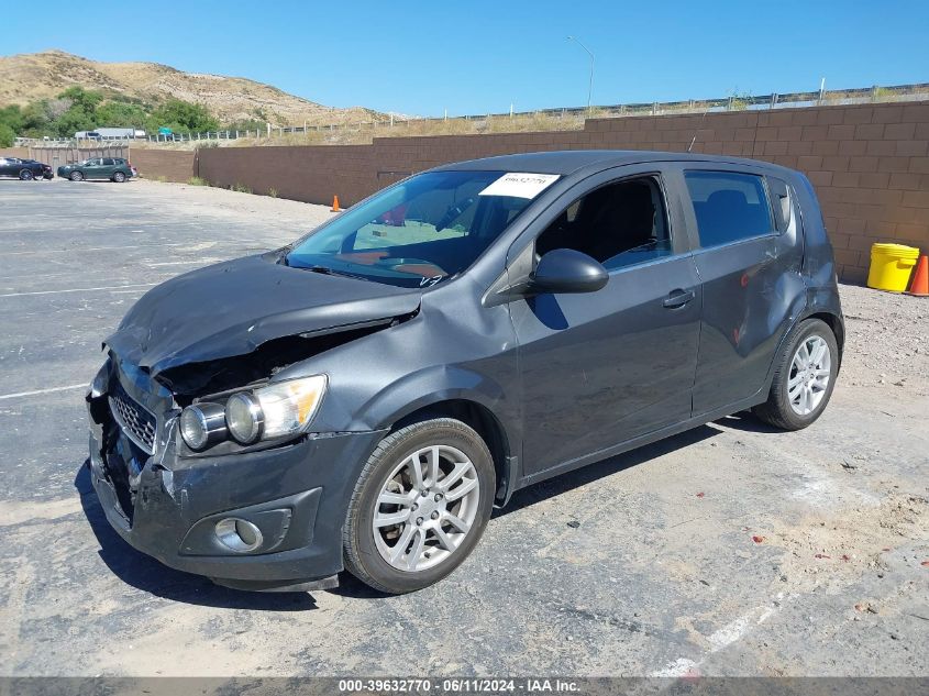 2013 Chevrolet Sonic Lt Auto VIN: 1G1JC6SG4D4109738 Lot: 39632770