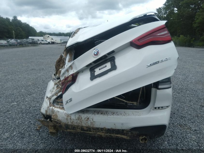 2021 BMW X3 xDrive30I VIN: 5UXTY5C07M9E37611 Lot: 39632774