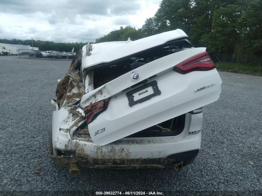 2021 BMW X3 xDrive30I VIN: 5UXTY5C07M9E37611 Lot: 39632774