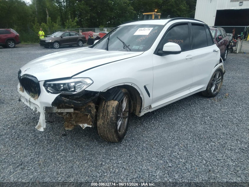 VIN 5UXTY5C07M9E37611 2021 BMW X3 XDRIVE30I