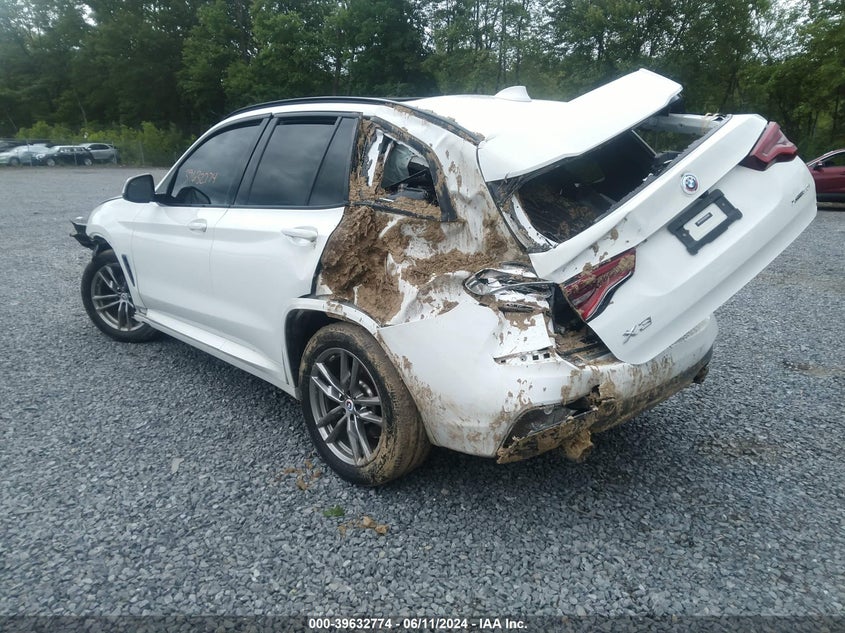 VIN 5UXTY5C07M9E37611 2021 BMW X3 XDRIVE30I