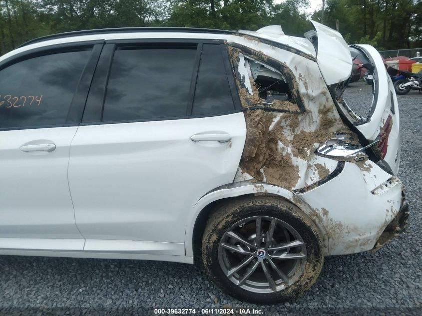 2021 BMW X3 xDrive30I VIN: 5UXTY5C07M9E37611 Lot: 39632774