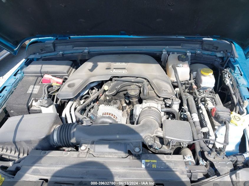 2019 Jeep Wrangler Unlimited Sahara 4X4 VIN: 1C4HJXEG6KW626943 Lot: 39632780