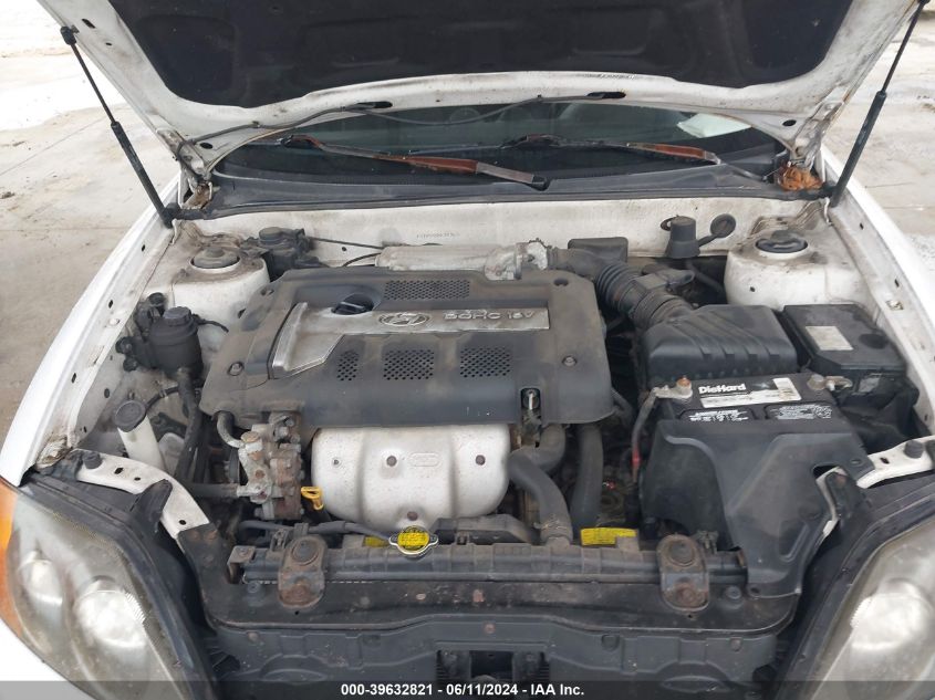 2004 Hyundai Tiburon VIN: KMHHM65D84U143620 Lot: 39632821