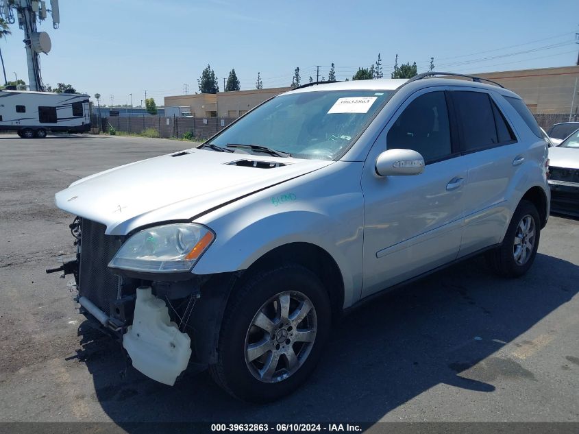 2007 Mercedes-Benz Ml 350 4Matic VIN: 4JGBB86E17A283531 Lot: 39632863