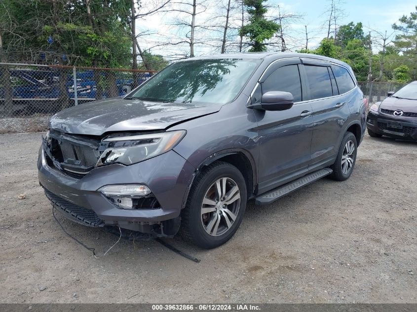 2016 Honda Pilot Ex-L VIN: 5FNYF6H5XGB067673 Lot: 39632866