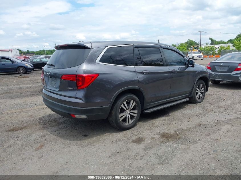 2016 Honda Pilot Ex-L VIN: 5FNYF6H5XGB067673 Lot: 39632866