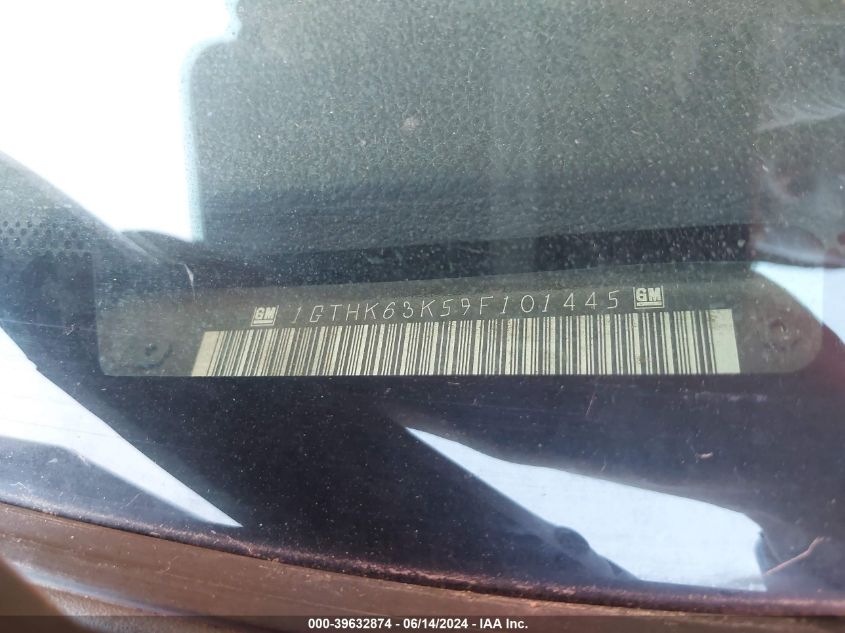 2009 GMC Sierra 2500Hd Slt VIN: 1GTHK63K59F101445 Lot: 39632874