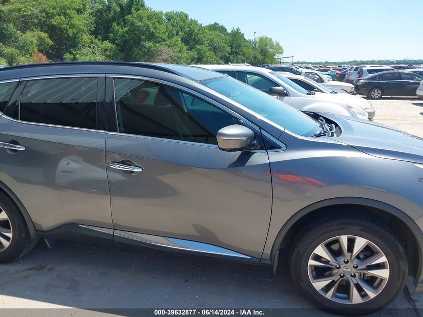 2015 Nissan Murano Sv VIN: 5N1AZ2MG3FN240342 Lot: 39632877