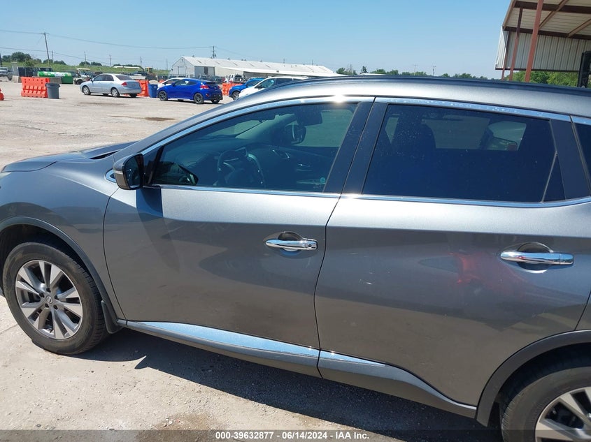 2015 Nissan Murano Sv VIN: 5N1AZ2MG3FN240342 Lot: 39632877