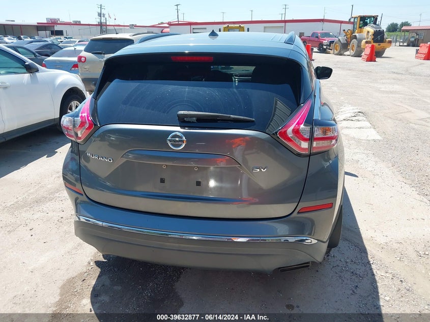 2015 Nissan Murano Sv VIN: 5N1AZ2MG3FN240342 Lot: 39632877