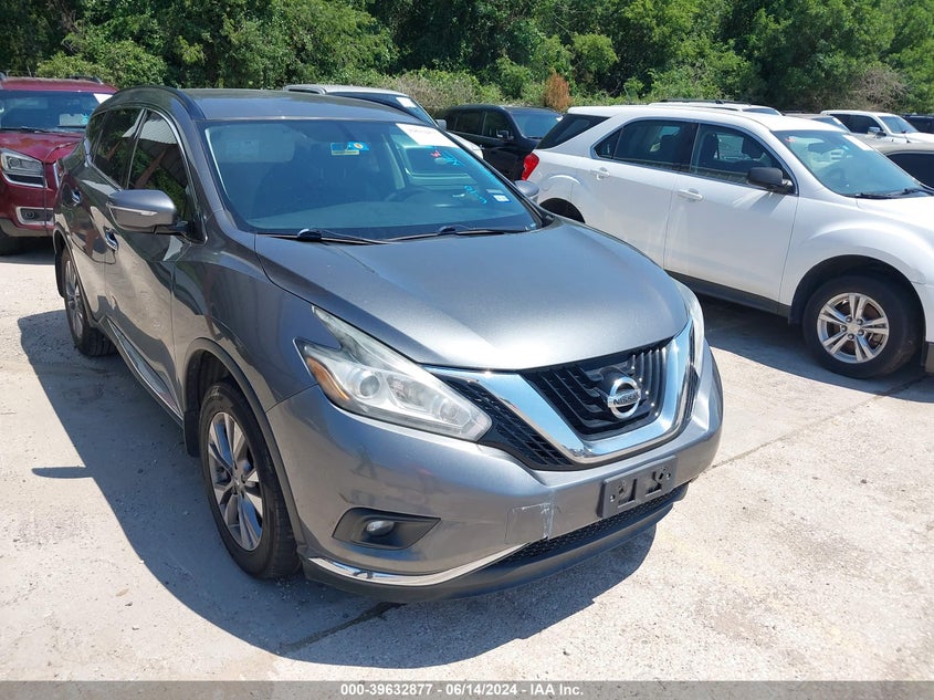2015 Nissan Murano Sv VIN: 5N1AZ2MG3FN240342 Lot: 39632877