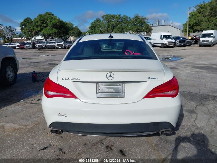 2016 Mercedes-Benz Cla 250 4Matic VIN: WDDSJ4GB0GN311273 Lot: 39632881