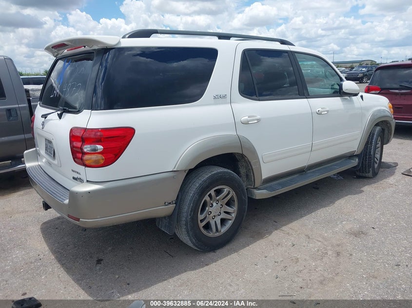 2004 Toyota Sequoia Sr5 V8 VIN: 5TDZT34AX4S214872 Lot: 39632885