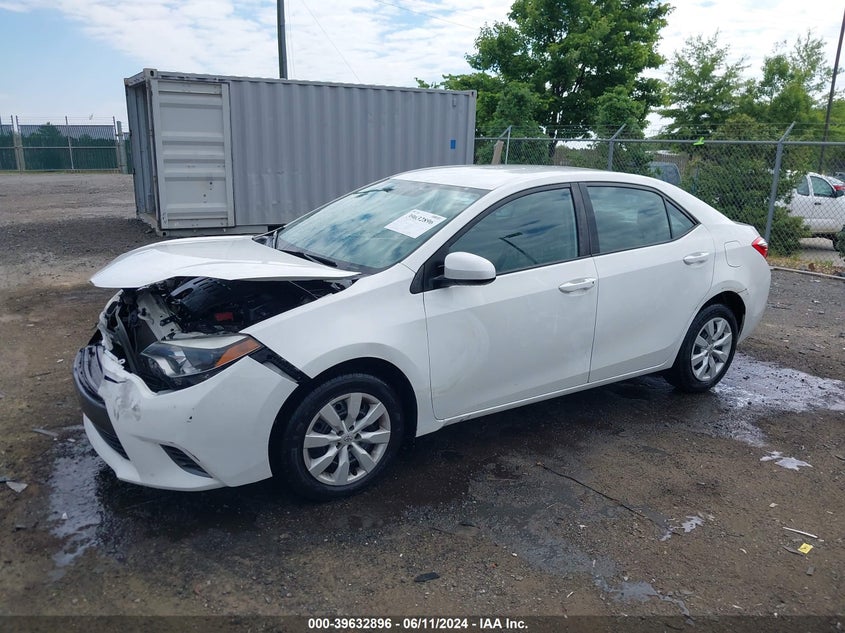 2016 TOYOTA COROLLA LE - 5YFBURHE6GP503694