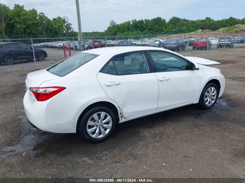 2016 TOYOTA COROLLA LE - 5YFBURHE6GP503694
