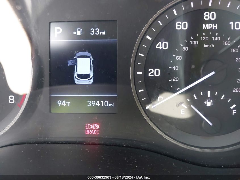 2019 Hyundai Tucson Se VIN: KM8J23A46KU965616 Lot: 39632903