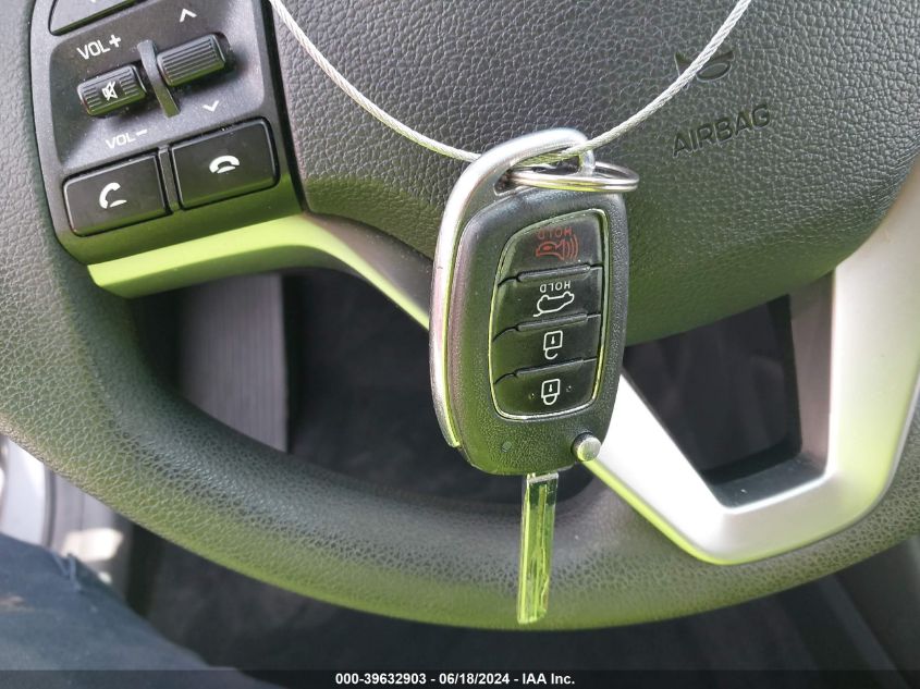 2019 Hyundai Tucson Se VIN: KM8J23A46KU965616 Lot: 39632903