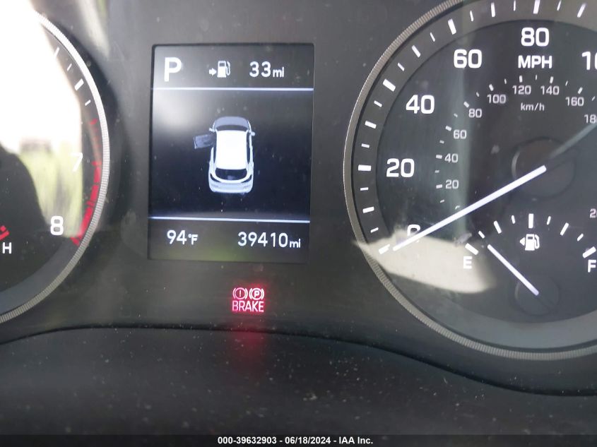 2019 Hyundai Tucson Se VIN: KM8J23A46KU965616 Lot: 39632903