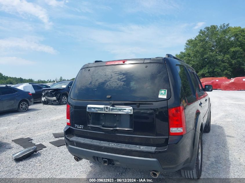 2009 Honda Pilot Ex VIN: 5FNYF38429B013521 Lot: 39632923