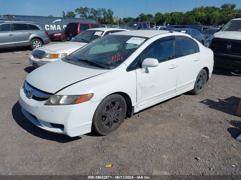 2010 Honda Civic Lx VIN: 2HGFA1F53AH527822 Lot: 39632971