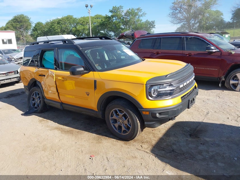 2022 Ford Bronco Sport Badlands VIN: 3FMCR9D94NRE11064 Lot: 39632984