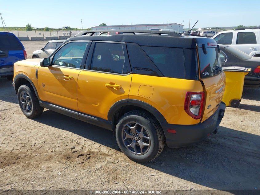 2022 Ford Bronco Sport Badlands VIN: 3FMCR9D94NRE11064 Lot: 39632984