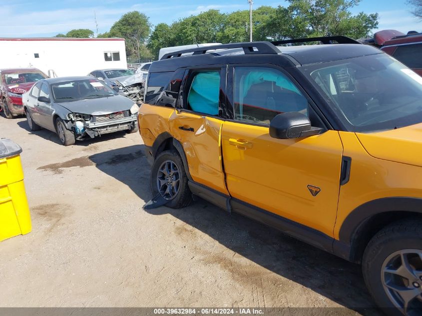 2022 Ford Bronco Sport Badlands VIN: 3FMCR9D94NRE11064 Lot: 39632984