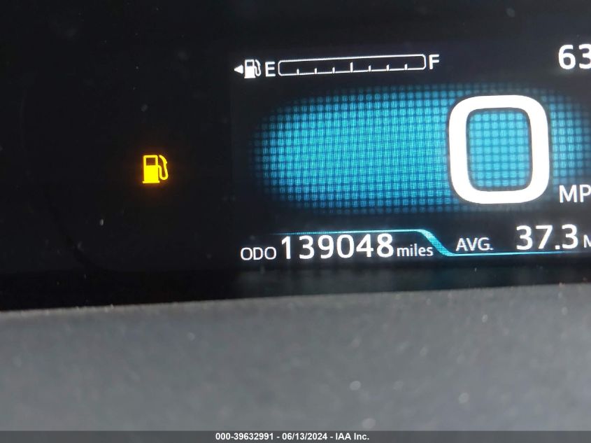 2016 Toyota Prius Two VIN: JTDKBRFU2G3009017 Lot: 39632991