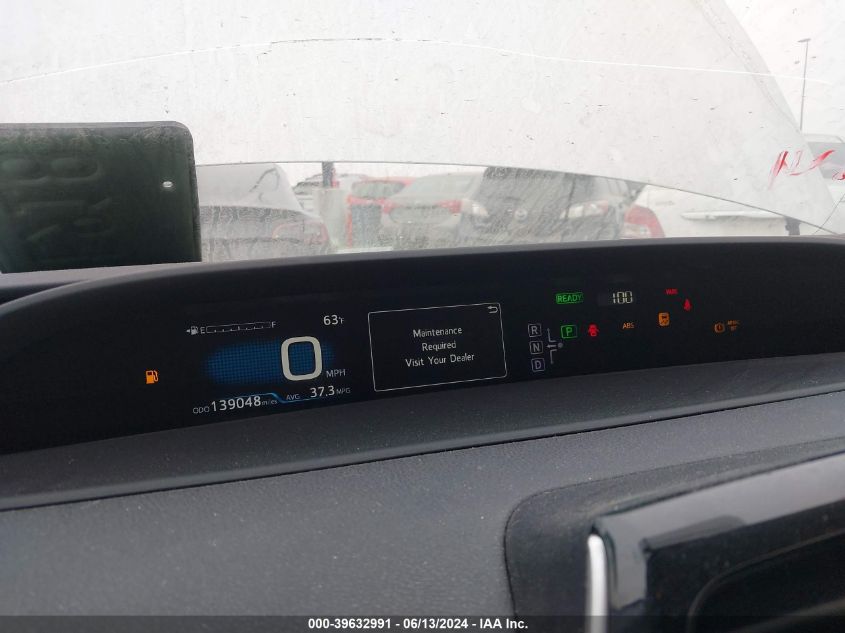 2016 Toyota Prius Two VIN: JTDKBRFU2G3009017 Lot: 39632991