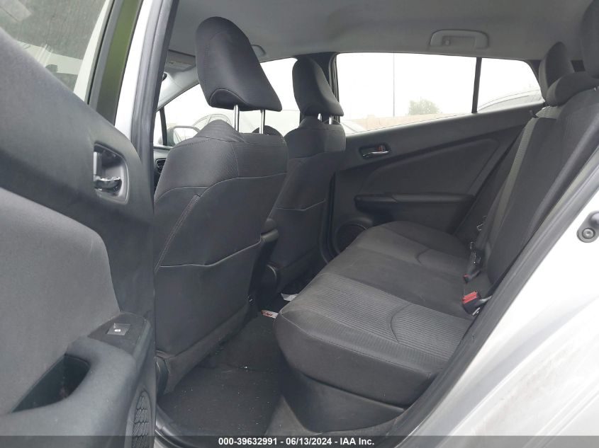 2016 Toyota Prius Two VIN: JTDKBRFU2G3009017 Lot: 39632991