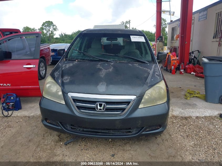 2006 Honda Odyssey Lx VIN: 5FNRL38256B119226 Lot: 39633000